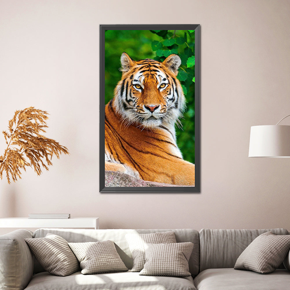 Tiger - Full Round Drill Diamond Painting 40*70CM