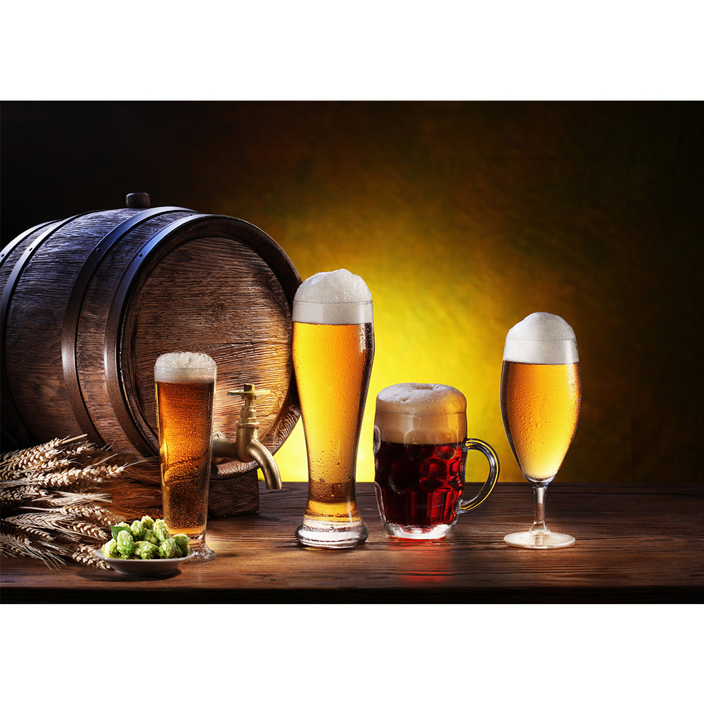 Beer - Full Round Drill Diamond Painting 40*30CM