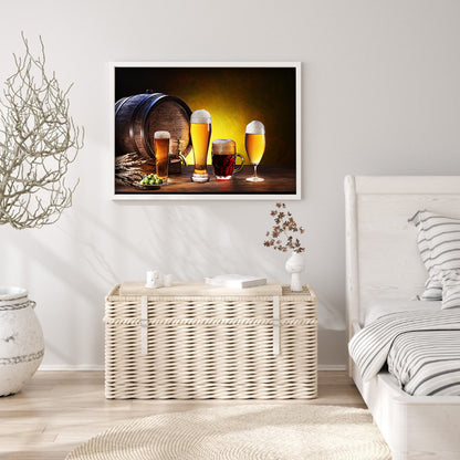 Beer - Full Round Drill Diamond Painting 40*30CM