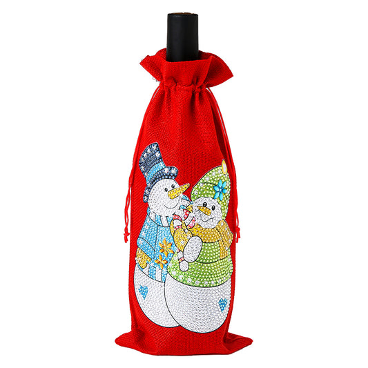 Diamond Painting Wine Bag 5D DIY Mosaic Special Shape Drill Bottle Bag