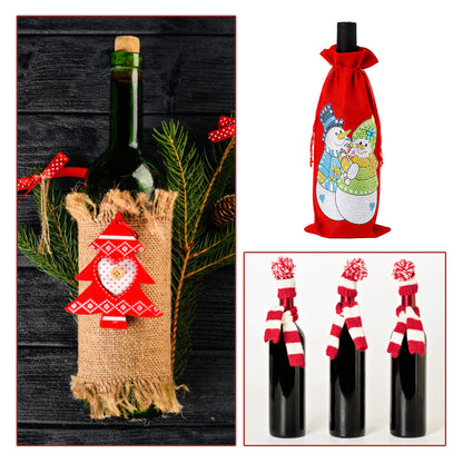 Diamond Painting Wine Bag 5D DIY Mosaic Special Shape Drill Bottle Bag