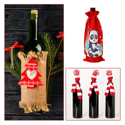 Diamond Painting Wine Bag 5D DIY Mosaic Special Shape Drill Bottle Bag