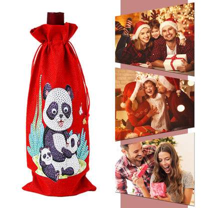 Diamond Painting Wine Bag 5D DIY Mosaic Special Shape Drill Bottle Bag