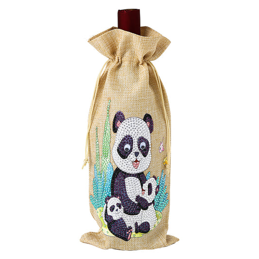 Diamond Painting Wine Bag 5D DIY Mosaic Special Shape Drill Bottle Bag