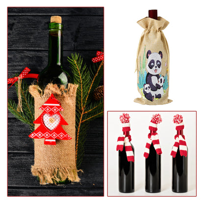 Diamond Painting Wine Bag 5D DIY Mosaic Special Shape Drill Bottle Bag