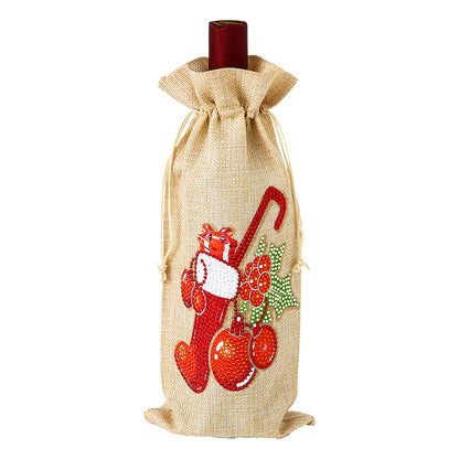 Diamond Painting Wine Bag 5D DIY Mosaic Special Shape Drill Bottle Bag