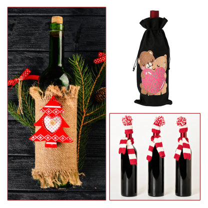 Diamond Painting Wine Bag 5D DIY Mosaic Special Shape Drill Bottle Bag