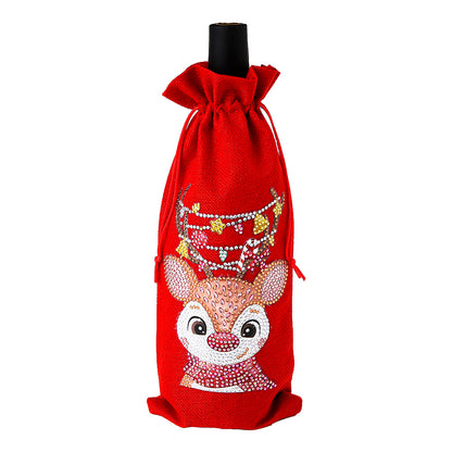 Diamond Painting Wine Bag 5D DIY Mosaic Special Shape Drill Bottle Bag