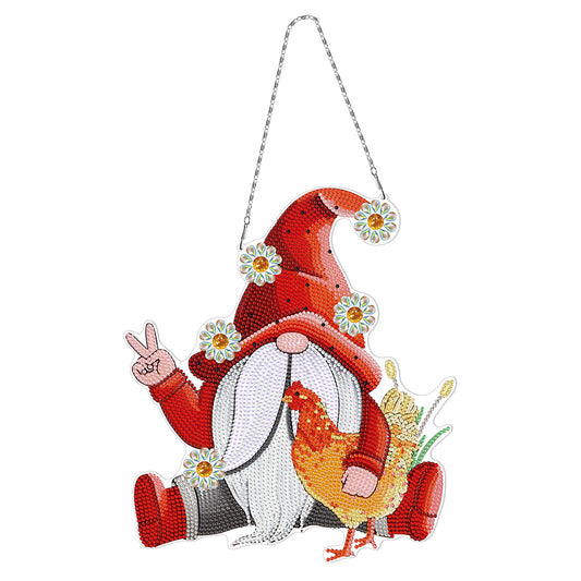 DIY Diamond Special Shape Partial Drill Acrylic Pendant DIY Hanging Decor