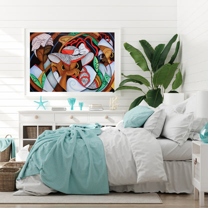 Abstract Painting - Full Round Drill Diamond Painting 70*50CM