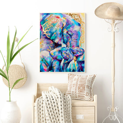 Elephant - Full Round Drill Diamond Painting 30*40CM