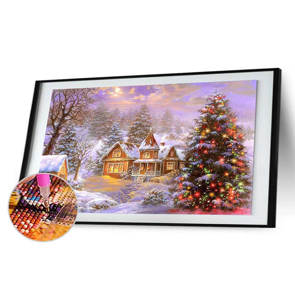 Christmas Town - Full Round Drill Diamond Painting 70*45CM