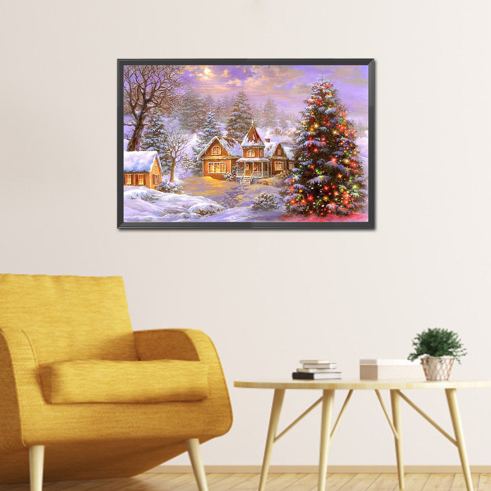 Christmas Town - Full Round Drill Diamond Painting 70*45CM