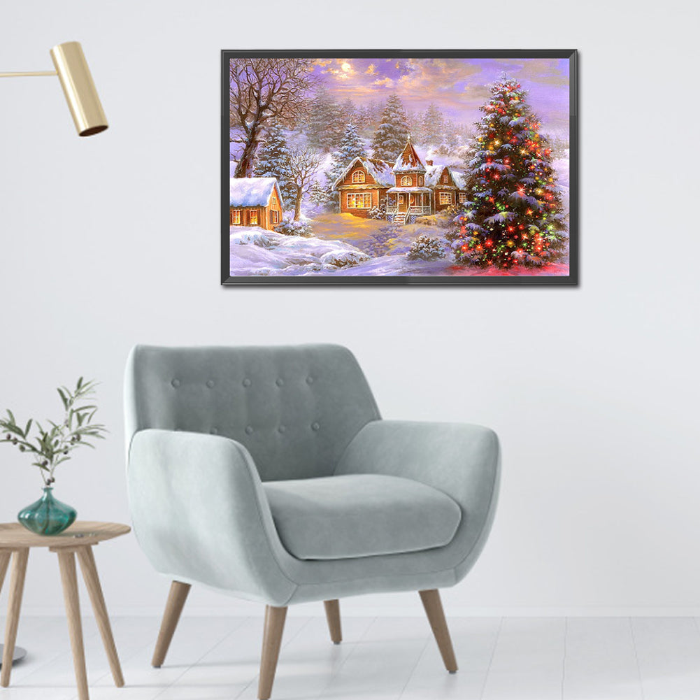 Christmas Town - Full Round Drill Diamond Painting 70*45CM