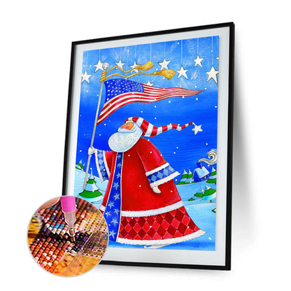 Santa - Full Round Drill Diamond Painting 30*40CM