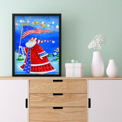 Santa - Full Round Drill Diamond Painting 30*40CM