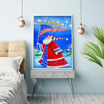 Santa - Full Round Drill Diamond Painting 30*40CM