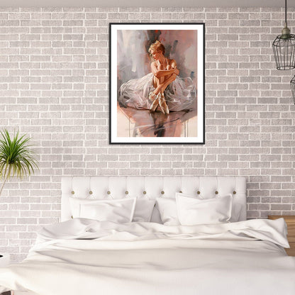 Girl - Full Round Drill Diamond Painting 30*40CM