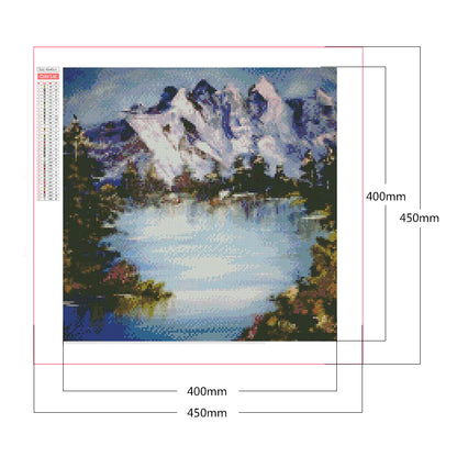 Mountain River - Full Square Drill Diamond Painting 40*40CM