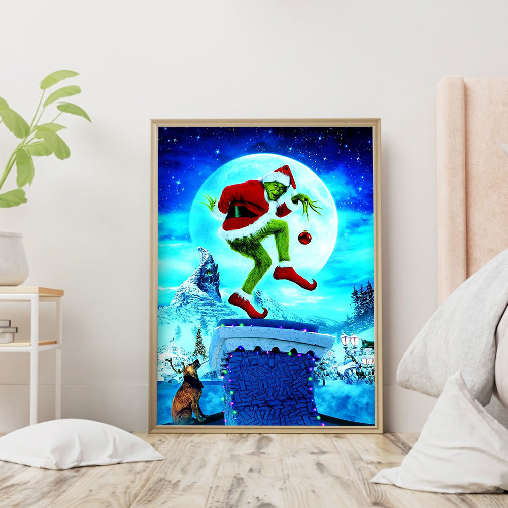 Funny Christmas - Full Round Drill Diamond Painting 30*40CM