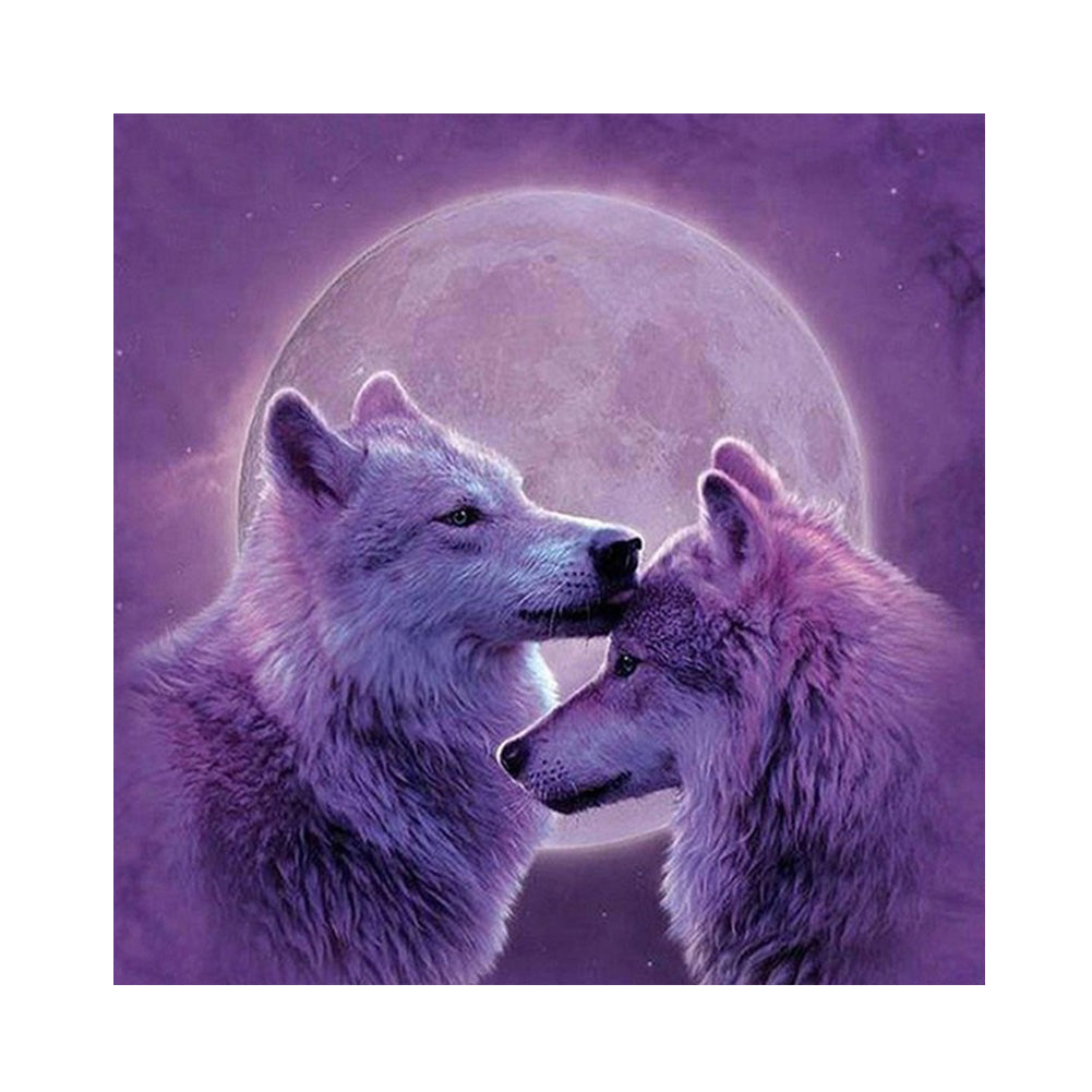Wolf - Full Round Drill Diamond Painting 30*30CM