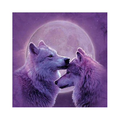 Wolf - Full Round Drill Diamond Painting 30*30CM
