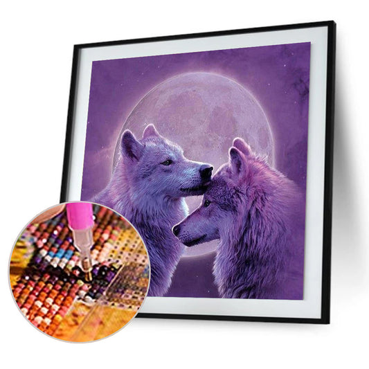 Wolf - Full Round Drill Diamond Painting 30*30CM