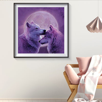 Wolf - Full Round Drill Diamond Painting 30*30CM