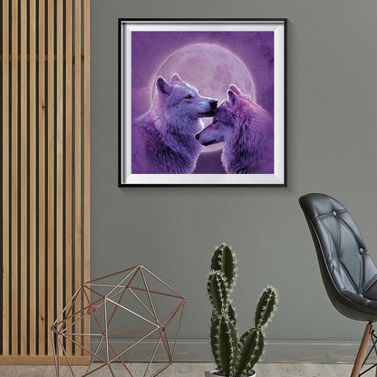 Wolf - Full Round Drill Diamond Painting 30*30CM