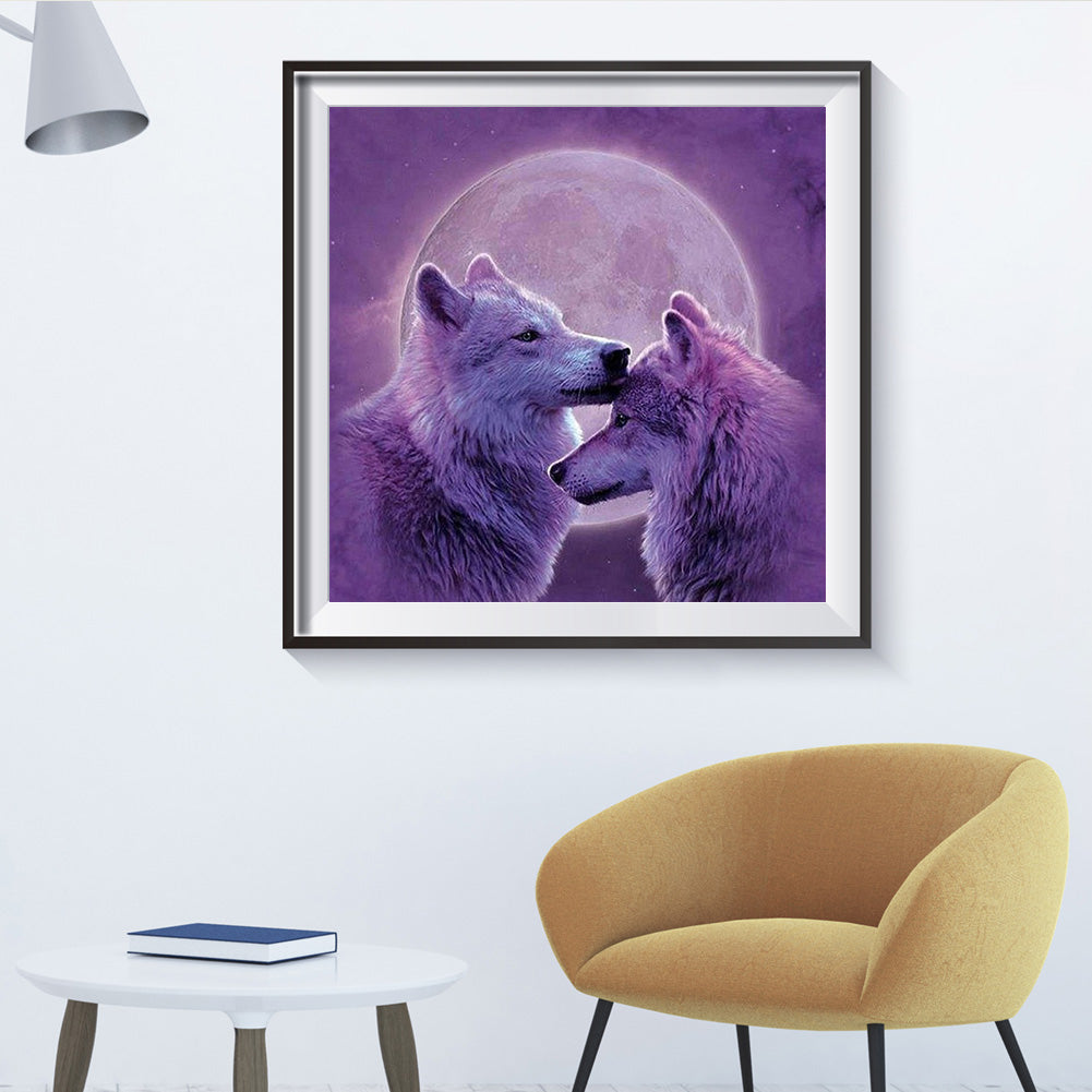 Wolf - Full Round Drill Diamond Painting 30*30CM