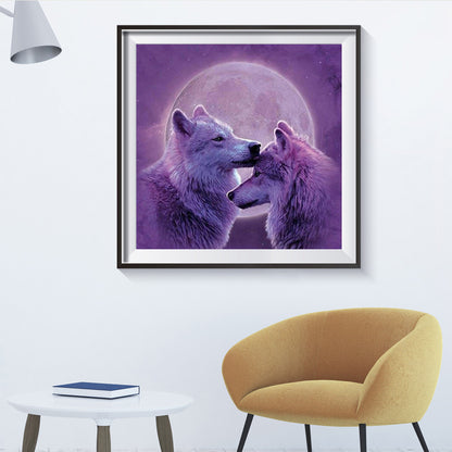 Wolf - Full Round Drill Diamond Painting 30*30CM