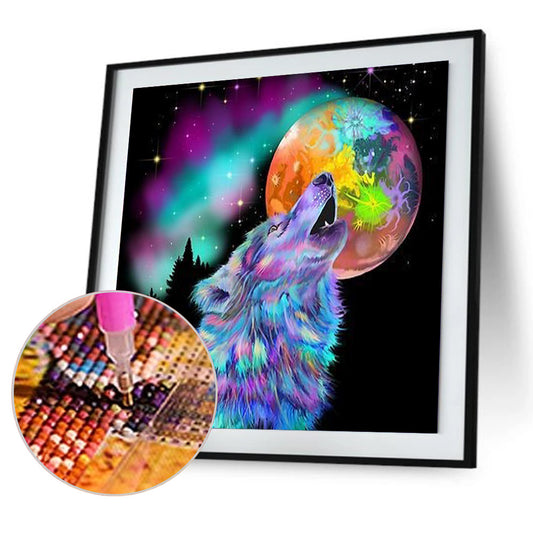 Wolf - Full Round Drill Diamond Painting 30*30CM