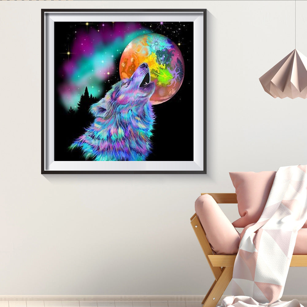 Wolf - Full Round Drill Diamond Painting 30*30CM