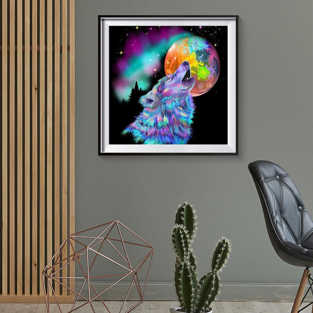 Wolf - Full Round Drill Diamond Painting 30*30CM
