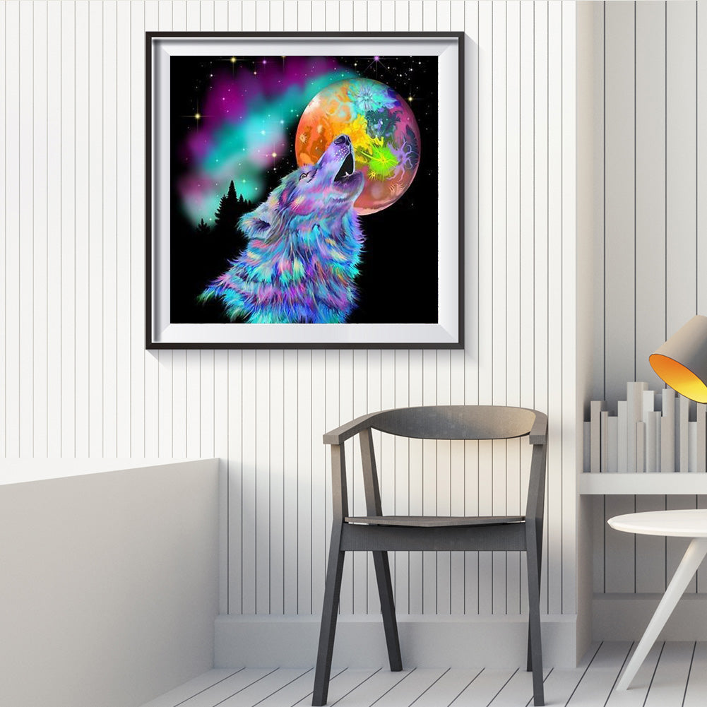 Wolf - Full Round Drill Diamond Painting 30*30CM