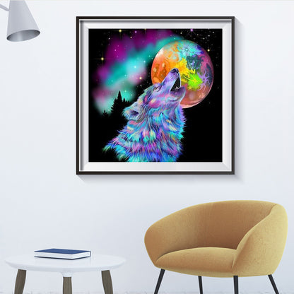 Wolf - Full Round Drill Diamond Painting 30*30CM