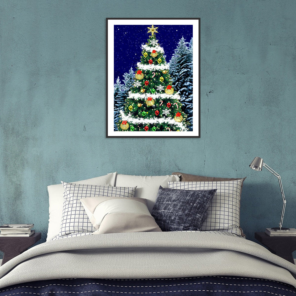 Christmas Tree - Full Round Drill Diamond Painting 40*50CM