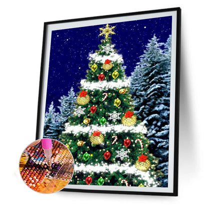 Christmas Tree - Full Round Drill Diamond Painting 40*50CM