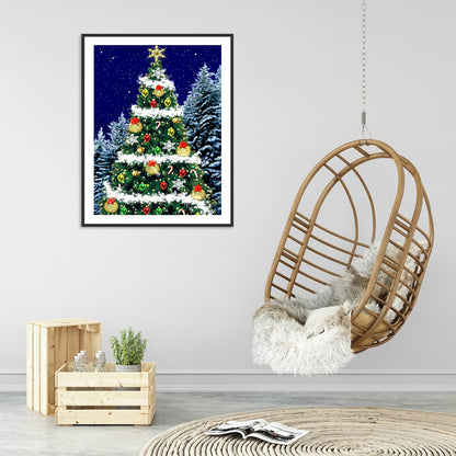 Christmas Tree - Full Round Drill Diamond Painting 40*50CM