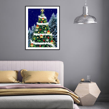 Christmas Tree - Full Round Drill Diamond Painting 40*50CM