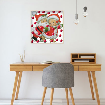 Cute Santa - Full Round Drill Diamond Painting 30*30CM