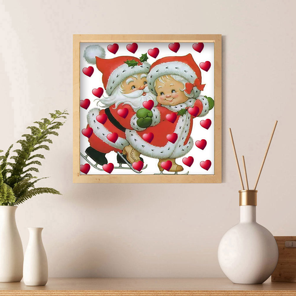 Cute Santa - Full Round Drill Diamond Painting 30*30CM