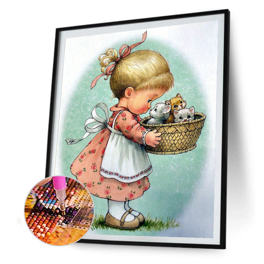 Baby - Full Round Drill Diamond Painting 30*40CM
