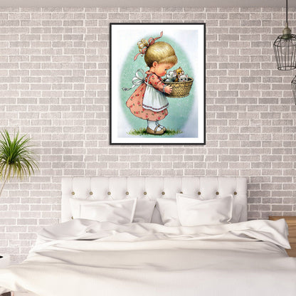 Baby - Full Round Drill Diamond Painting 30*40CM