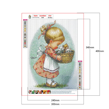 Baby - Full Round Drill Diamond Painting 30*40CM