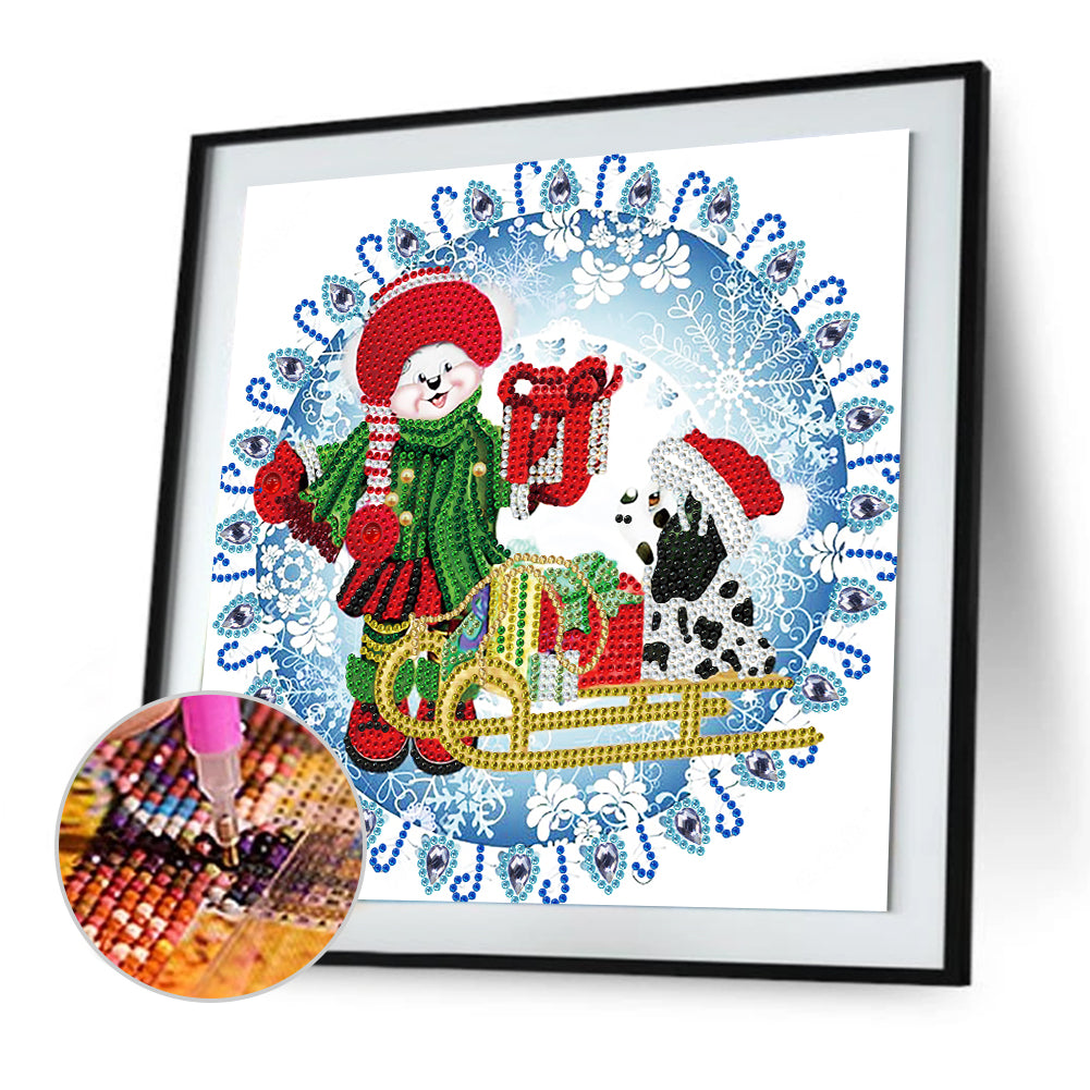 Christmas - Special Shaped Drill Diamond Painting 30*30CM