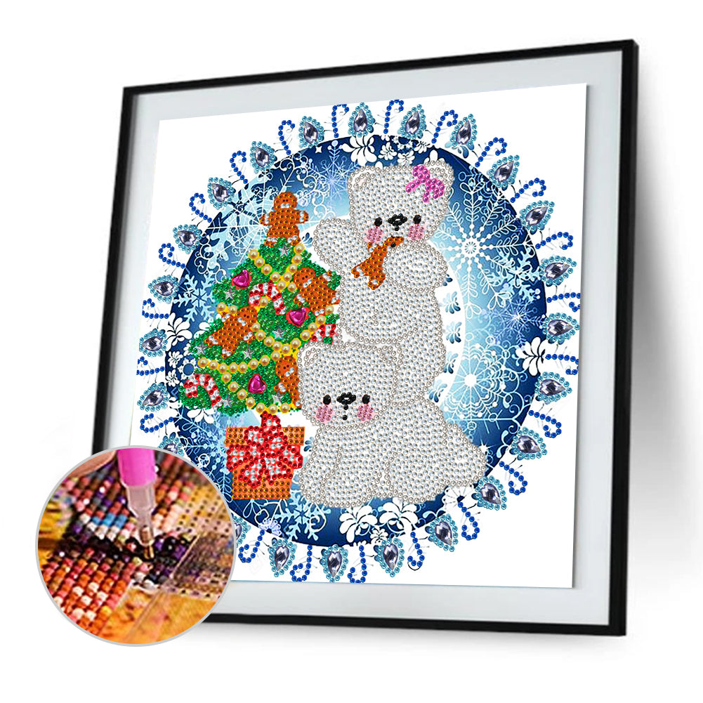 Christmas - Special Shaped Drill Diamond Painting 30*30CM