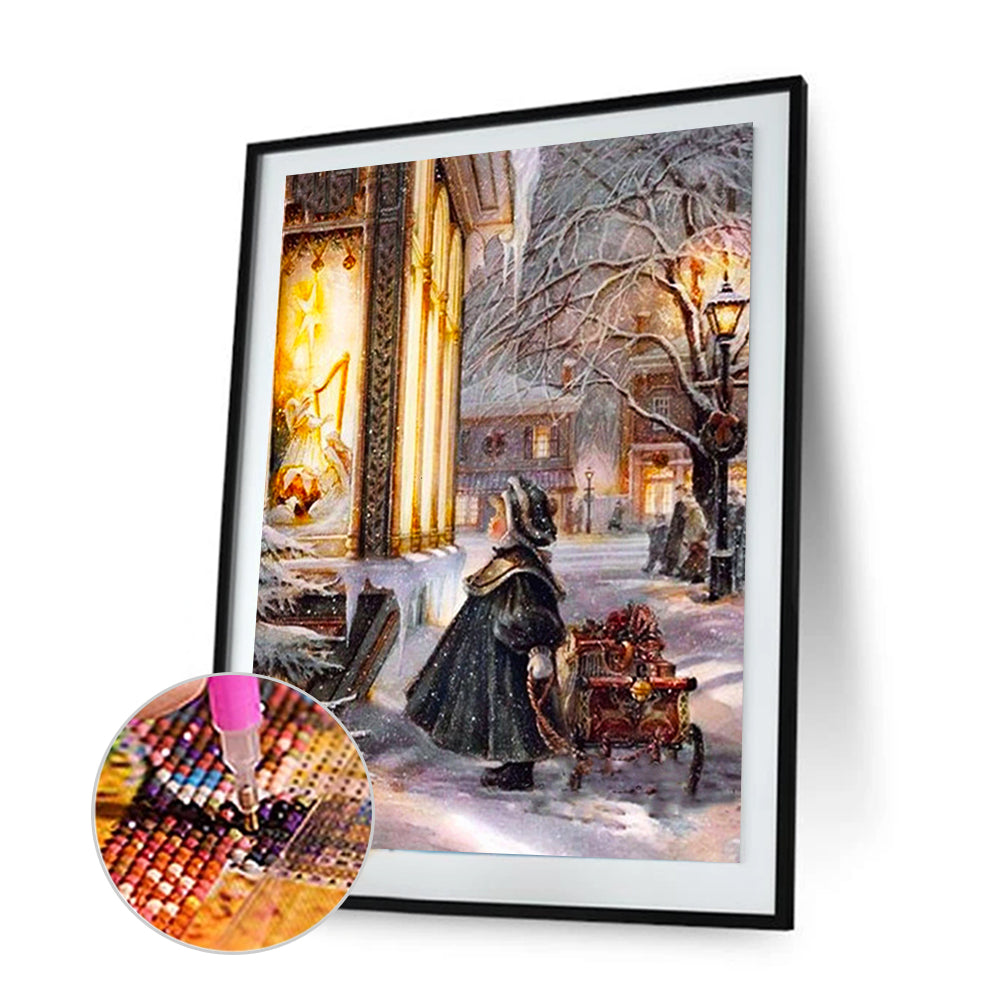 Christmas Kids - Full Round Drill Diamond Painting 30*40CM