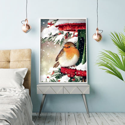 Christmas Snow - Full Round Drill Diamond Painting 30*40CM