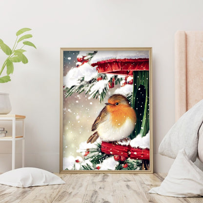 Christmas Snow - Full Round Drill Diamond Painting 30*40CM